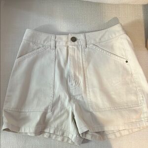 Classic White Women's Shorts